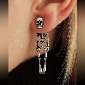 Unique Detachable Skeleton Earrings